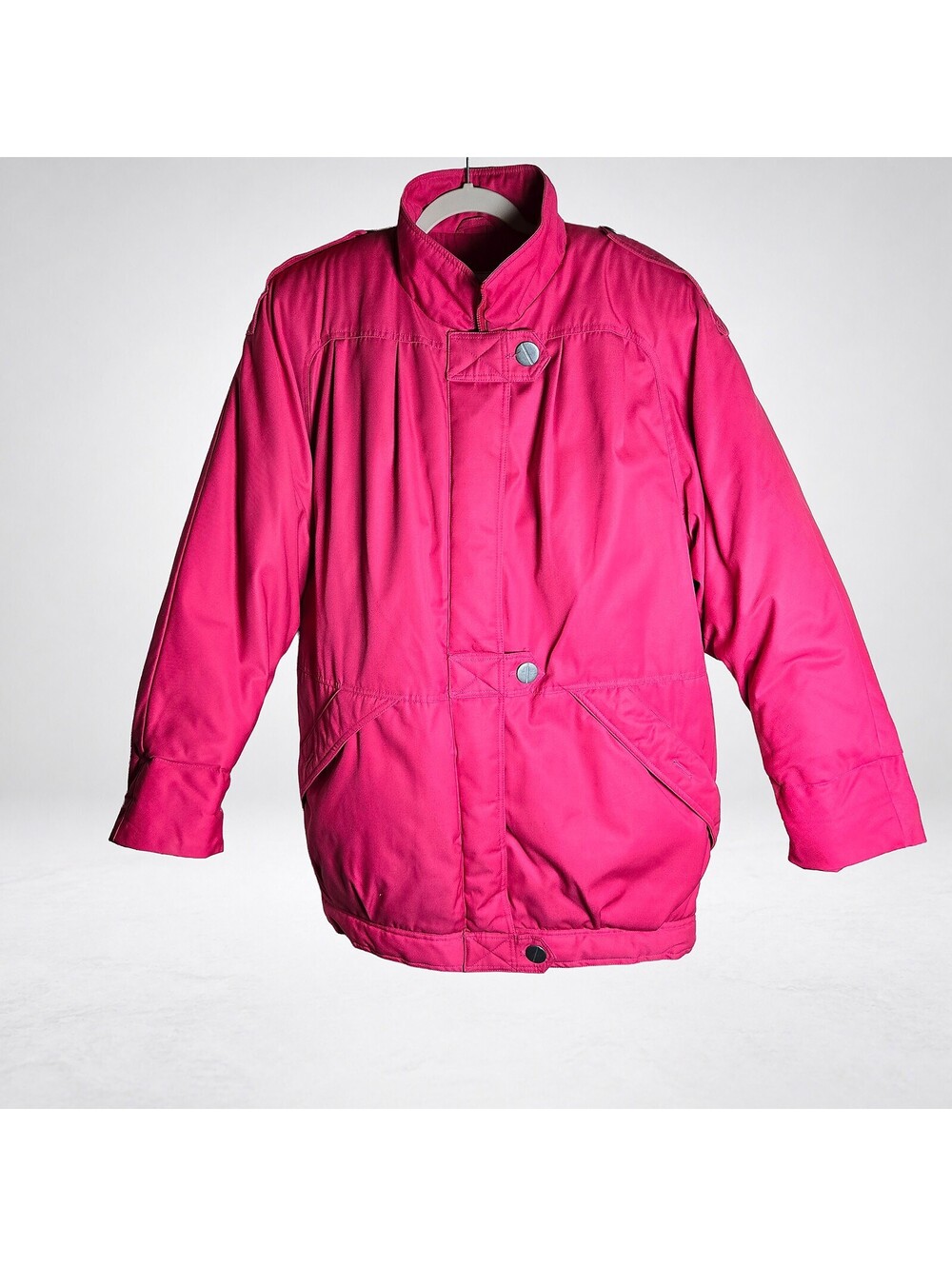 Vintage Mulberry Street Pink Down Jacket Medium NWOT